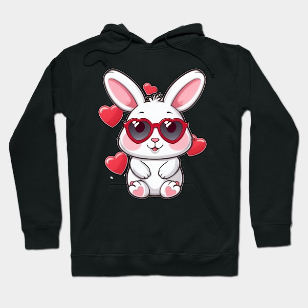 Valentine Bunny Hoodie by Rebirth Designs